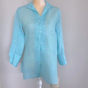 Brooks Brothers Irish linen blouse size 2